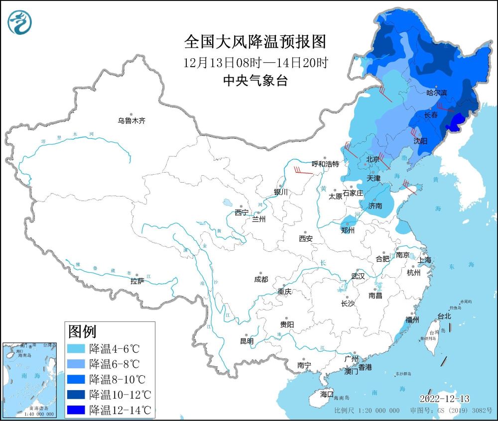 如何解读气温预报图像呈现的冻住状态？