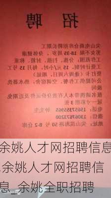 浙江余姚最新招聘信息全面解析与观点论述