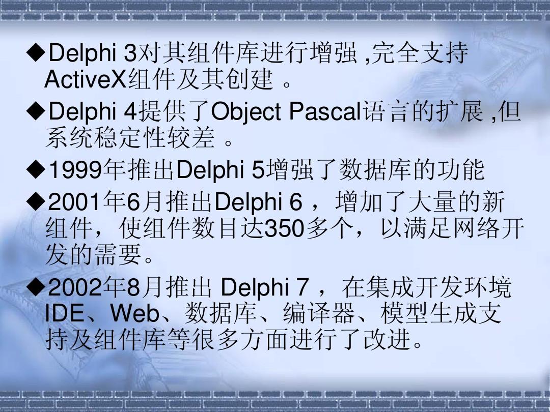 Delphi最新版本，探索前沿技术与无限可能的发展